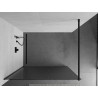 Mexen Kioto душ стена 70 x 200 см, ивици 8 мм, черна - 800-070-101-70-09