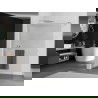 Mexen Kioto+ душ екран с рафт Walk-in 70 x 200 cm, ивици, хром - 800-070-121-01-09