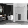Mexen Kioto+ душова стена с рафт Walk-in 100 x 200 см, ивици, хром - 800-100-121-01-09