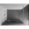 Mexen Kioto+ душ параван с рафт Walk-in 110 x 200 см, ивици, хром - 800-110-121-01-09