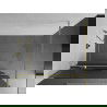 Mexen Kioto+ Душ кабина с рафт Walk-in 90 x 200 cm, райе, злато - 800-090-121-50-09