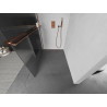 Mexen Kioto+ душ кабина с рафт Walk-in 110 x 200 см, ивици, розово злато - 800-110-121-60-09