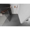 Mexen Kioto+ стенна душ с рафт Walk-in 130 x 200 см, поликарбонат, розово злато - 800-130-121-60-09