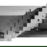 Mexen Kioto+ душ преграда с рафт Walk-in 100 x 200 см, ивици, черна - 800-100-121-70-09