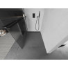 Mexen Kioto+ душ панел с рафт Walk-in 120 x 200 cm, ивици, черен - 800-120-121-70-09