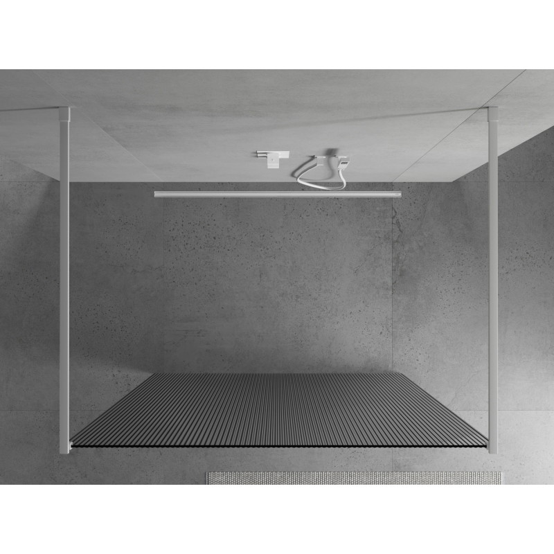 Mexen Kioto самостоятелна душ кабина 110 x 200 см, ивици 8 мм, бяла - 800-110-002-20-09