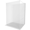 Mexen Kioto свободностояща душ преграда 130 x 200 см, ивици 8 мм, бяла - 800-130-002-20-09