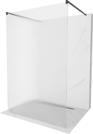 Mexen Kioto самостояща душ кабина 130 x 200 cm, ивици 8 mm, черна - 800-130-002-70-09