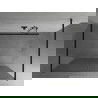 Mexen Kioto свободностояща душ кабина 140 x 200 cm, раета 8 мм, черна - 800-140-002-70-09