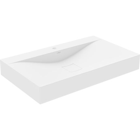 Mexen Poli плот за мивка от конгломерат 1/O 80 x 48 cm, бял - 23028001