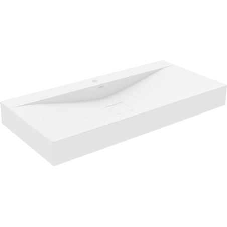 Mexen Poli плот за мивка от конгломерат 1/O 100 x 48 cm, бяла - 23021001
