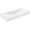 Mexen Poli плот за мивка от конгломерат 1/O 100 x 48 cm, бяла - 23021001