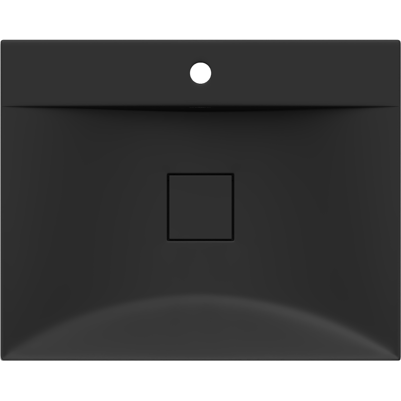 Mexen Poli горна мивка от конгломерат 1/O 60 x 48 см, черна - 23026071