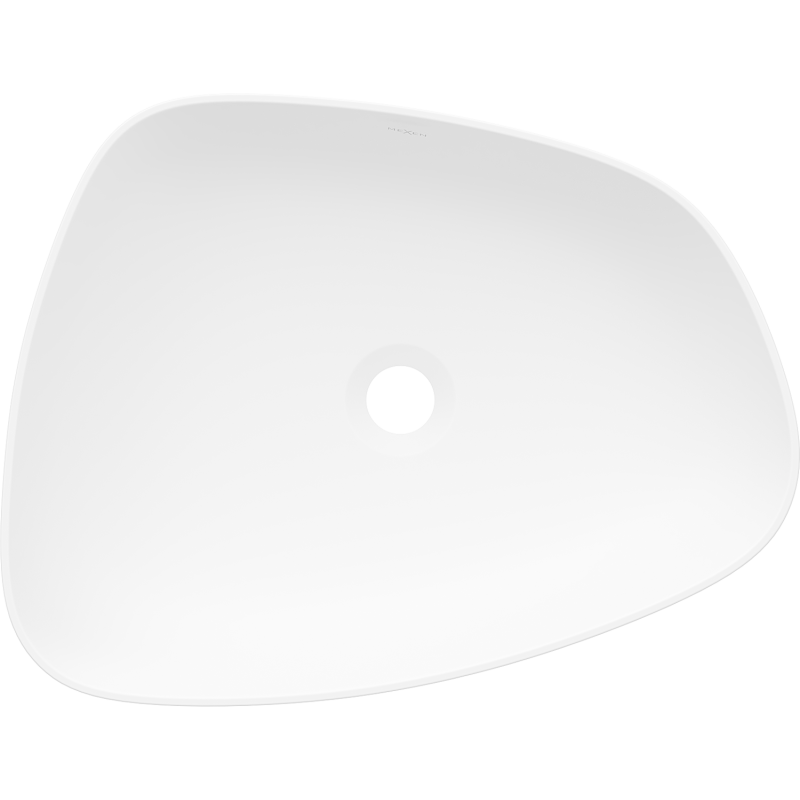 Mexen Ono конзолна мивка от конгломерат 51 x 39 cm, бяла - 23045101