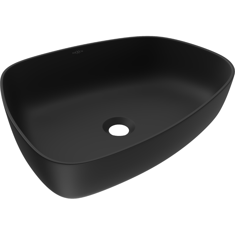 Mexen Ono конгломератна мивка за плот с размери 51 x 39 см, черна - 23045171