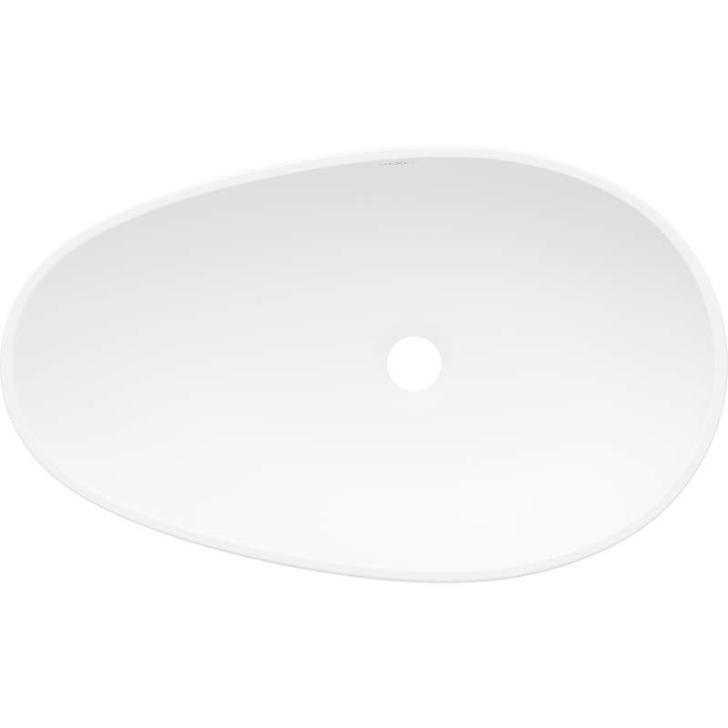 Mexen Nora плот умивалник от конгломерат 60 x 36 cm, бял - 23056001