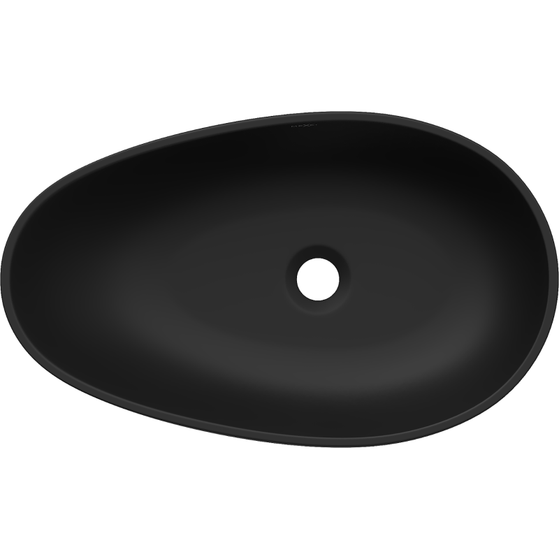 Mexen Nora конгломератна умивалник върху плот 60 x 36 см, черен - 23056071