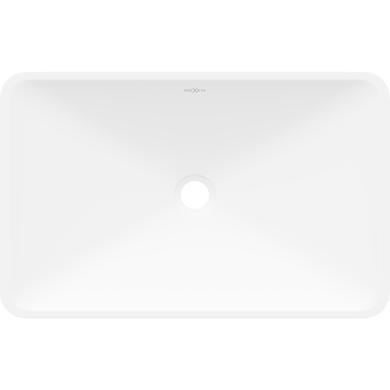 Mexen Esper плот мивка от конгломерат 60 x 38 см, бяла - 23036001