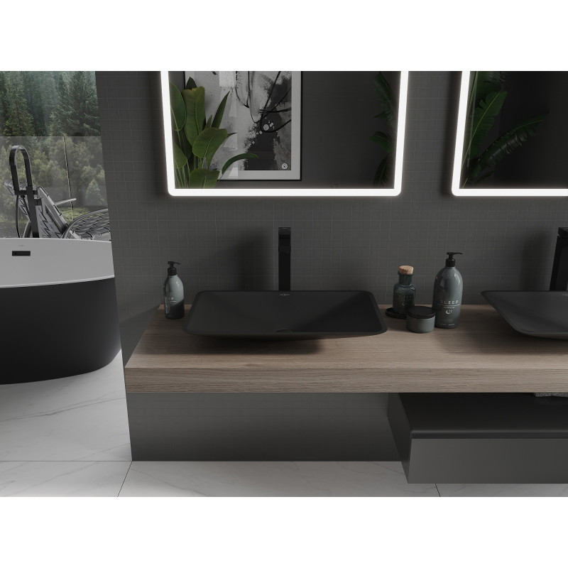 Mexen Esper модулна мивка от композит 60 x 38 см, черна - 23036071