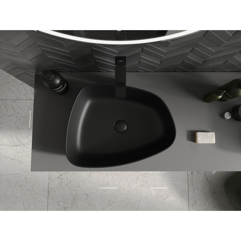 Mexen Ono конгломератна мивка за плот с размери 51 x 39 см, черна - 23045171