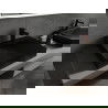 Mexen Poli горна мивка от конгломерат 1/O 60 x 48 см, черна - 23026071