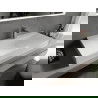 Mexen Poli плот за мивка от конгломерат 1/O 100 x 48 cm, бяла - 23021001