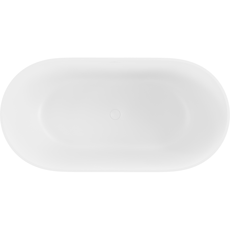 Mexen Rimini свободностояща вана от конгломерат 150 x 75 см, бял мат - 57241507500