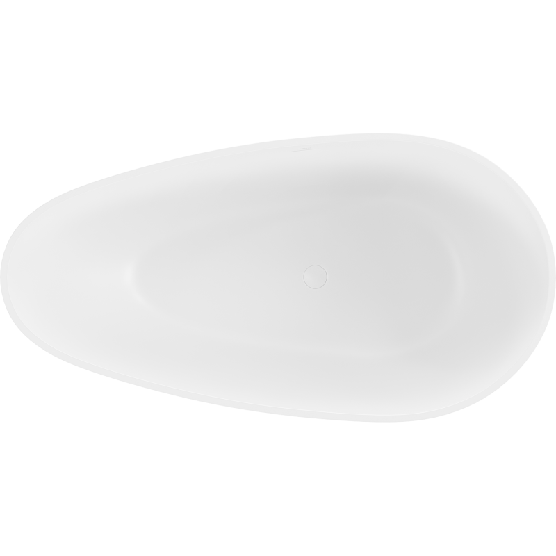 Mexen Palermo свободностояща вана от конгломерат 150 x 78 см, бял мат - 57211507800