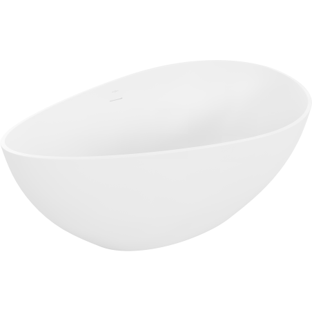 Mexen Parma самостоятелна вана от конгломерат 160 x 95 см, бяла мат - 57231609500