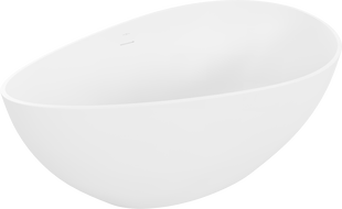 Mexen Parma самостоятелна вана от конгломерат 160 x 95 см, бяла мат - 57231609500