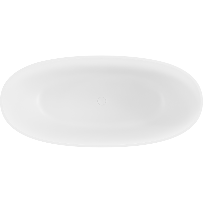 Mexen Bari свободностояща вана от конгломерат 165 x 75 cm, бяла мат - 57221657500