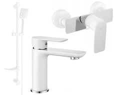 Mexen Alfa DF62 душ комплект, бял/хром - 745704DF62-02