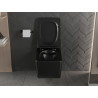 Mexen Vera WC чиния Rimless със седалка със забавено падане slim, дуропласт, черен