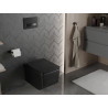 Mexen Vera wc чиния Rimless със седалка със забавено падане slim, дуропласт, черно