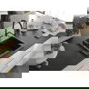 Mexen Pedro гранитна мивка 1-коморна 560 x 460 мм, черен/златен металик, черен сифон - 6508561000-75-B