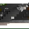 Mexen Pedro гранитна мивка 1-коморна 560 x 460 мм, черна, сифони хром - 6508561000-77