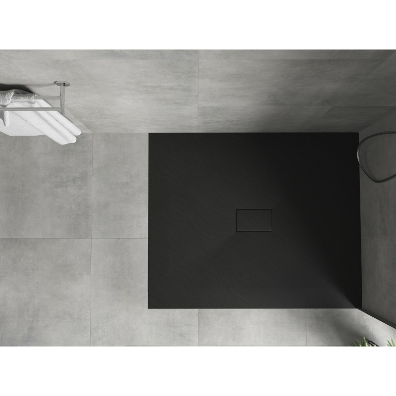 Mexen Hugo правоъгълна душ кабина SMC 120 x 100 см, черна - 42701012