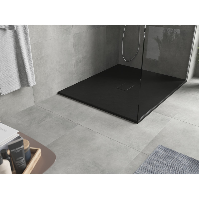 Mexen Hugo правоъгълна душ кабина SMC 110 x 100 см, черна - 42701011