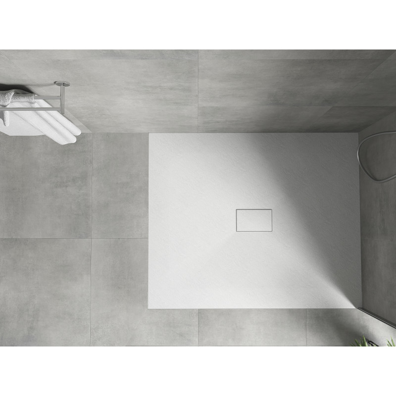 Mexen Hugo правоъгълна душ кабина SMC 130 x 100 cm, бяла - 42101013