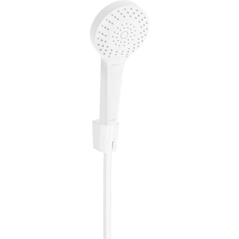 Mexen R-05 стенен душ комплект, бял - 785055052-20