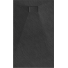 Правоъгълен душ поддушник Mexen Hugo SMC 150 x 80 см, черен - 42708015