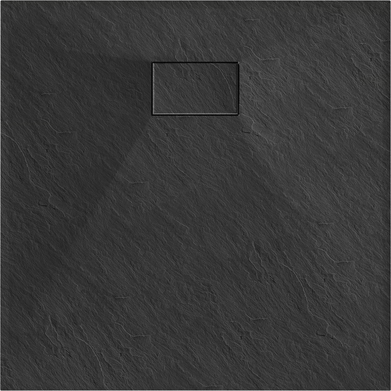 Mexen Hugo квадратен душов поднос SMC 80 x 80 см, черен - 42708080