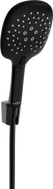 Mexen R-22 точков душ комплект, черен - 785225052-70