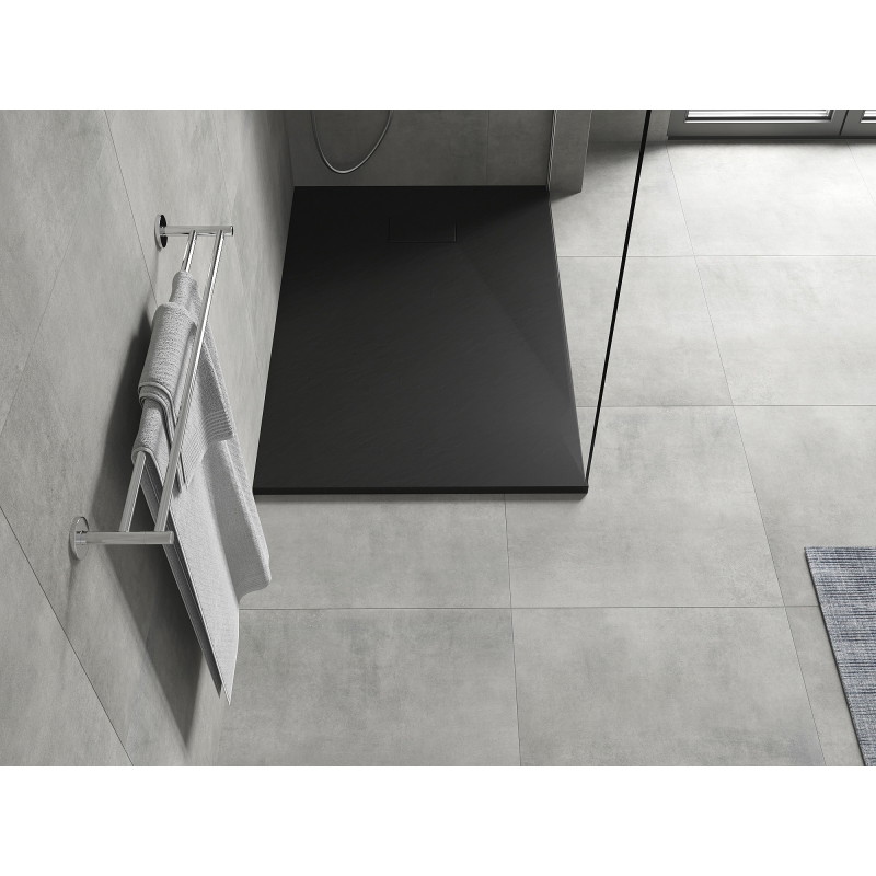 Mexen Hugo правоъгълна душ кабина SMC 130 x 80 см, черна - 42708013