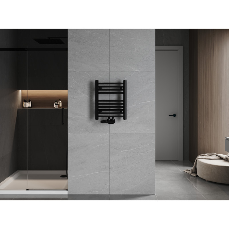 Mexen Ares радиатор за баня 500 x 400 мм, 179 W, черен - W102-0500-400-00-70