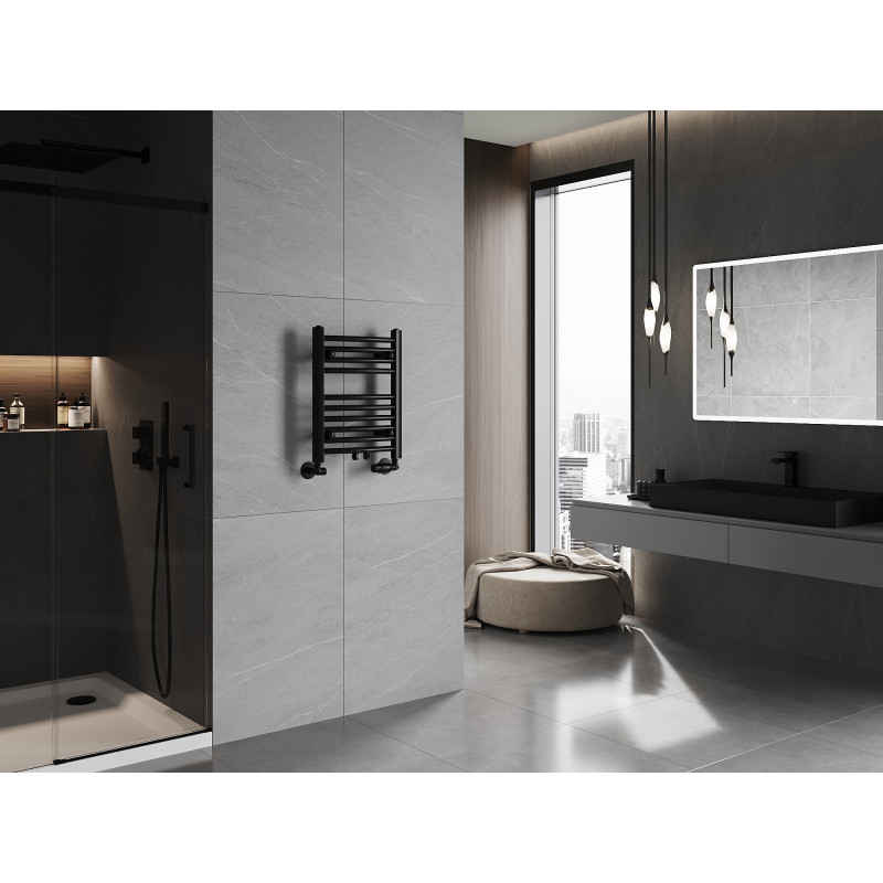 Mexen Ares радиатор за баня 500 x 400 мм, 179 W, черен - W102-0500-400-00-70