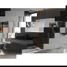 Mexen Ares радиатор за баня 900 x 400 mm, 312 W, черен - W102-0900-400-00-70