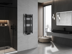 Mexen Ares баня радиатор 900 x 400 мм, 312 W, черен - W102-0900-400-00-70