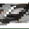Mexen Ares радиатор за баня 900 x 400 mm, 312 W, черен - W102-0900-400-00-70
