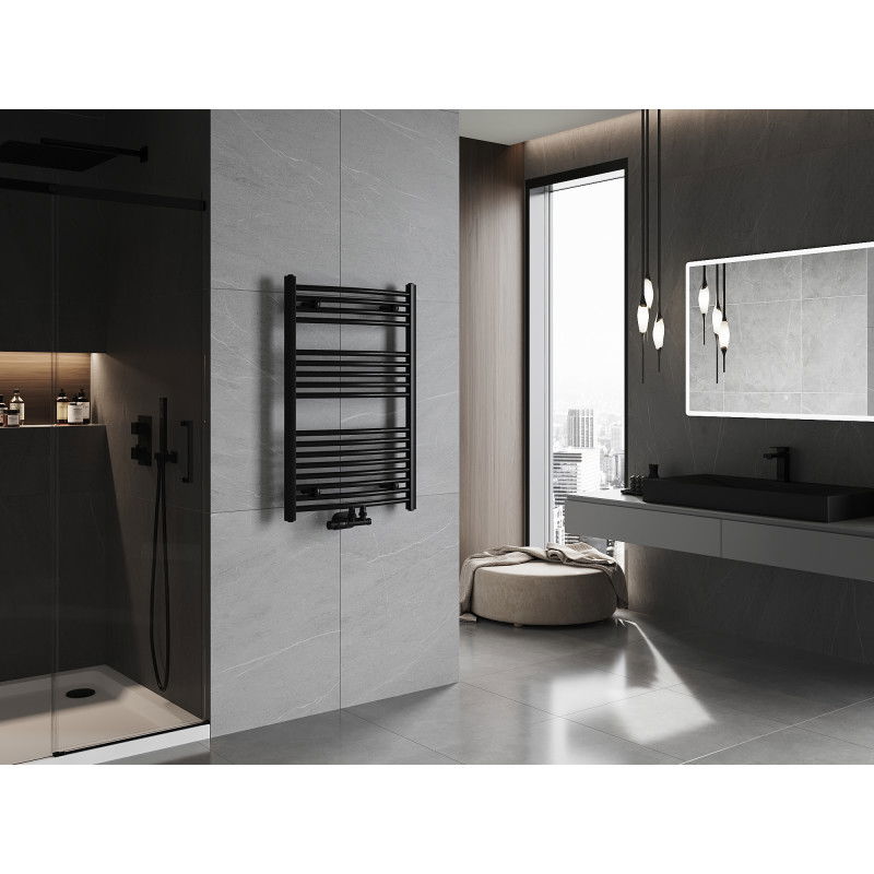Mexen Ares радиатор за баня 900 x 600 мм, 433 W, черен - W102-0900-600-00-70